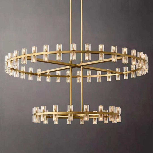 Diamond Aurora Chandelier (Two Tier)